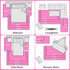 Ultra Soft Fluffy Hot Pink Rugs, 4x6 Feet Shag Area Rug for Bedroom and Living Room Decor