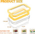 280g UNIVIVO Airtight Butter Slicer Cutter and Keeper - Butter Storage Container Dish with Lid for Fridge, Fresh Butter