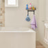 PERFNIQUE Ironing Board Holder, Wall Mount Ironing Board Hanger, Laundry Room Organization with Removable Hooks, Wooden