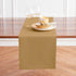 Solino Home Linen Table Runner 48 Inches - 100% Pure Linen Camel Table Runner for Dresser and Coffee Tables