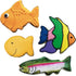 Ann Clark 4-Pc. Fish Cookie Cutters, Cute Goldfish & Angel Fish Shapes, Made in the USA
