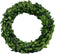 COCOMIA Preserved Garden Boxwood Round Wreath, 10"