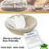 ChefCD 9 Inch Round Bread Proofing Basket Set - Cloth Liner, Bowl Scraper, Smoother for Home & Professional Bakers