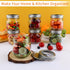 UrSpeedtekLive 30 Pack 8 oz Mason Jars with Regular Lids and Bands, Half Pint Canning Jars, Small Glass Jars for Honey