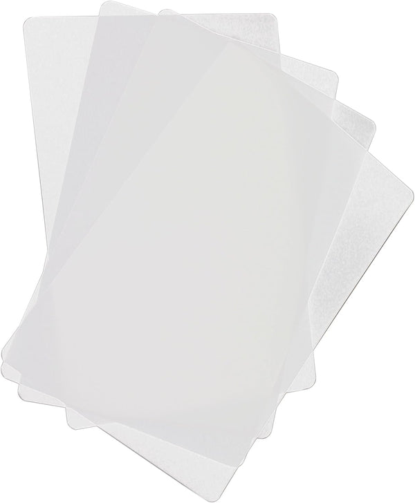 Cut N' Funnel Food Service Grade Flexible Plastic Cutting Mat, 4 Pack, 18" x 12", BPA Free, Dishwasher Safe
