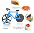 Stainless Steel Motorcycle Pizza Cutter, Novelty Two-Wheel Pizza Slicer with Non-Stick Coating, Kitchen Gadget