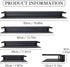 8Inch) RFOUO Small Shelf for Wall, Small Floating Shelf, Black Wall Shelves, Metal Bathroom Shelves, Metal Floating