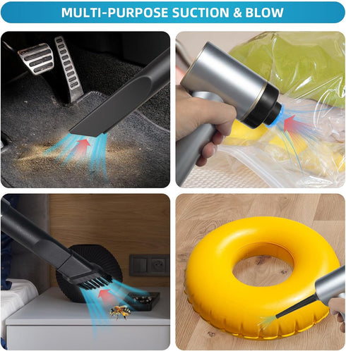 Handheld Vacuum Cleaner, Cordless Bug Catcher for Insect, Strong Suction and Air Blower for Home, Car, Travel