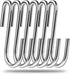 24 Pack Heavy Duty 3 inch S Hooks - Pan Pot Holder Rack Hooks for Kitchenware, Clothes, Plants, Towels