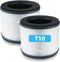 BBT BAMBOOST AP-T10FL Replacement Filter for Homedics AP-T10-BK and AP-T10-WT, H13 True HEPA & Activated Carbon, 2 Pack