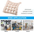 PATIKIL Inflatable Seat Cushion, 2 Pack Portable Air Seat Pad for Wheelchairs Office Chairs, Breathable Beige