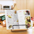 Cookbook Stand with Chalkboard Eraser, Unique Gifts for Women Mom Wife Grandma, Relaxation Gifts for woman, Recipe Book Stand, Cook Book Stand for Kitchen Counter Birthday Housewarming