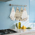 Hanamiya Na 4 Pcs Flower Kitchen Towels, Bird Soft Absorbent Tea Hand Towel, Microfiber Dish Cloths for Drying Dishes