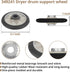 Compatible Dryer Belt Pulley Kit for Whirlpool Models: LER5620KQ1, LEQ9030PQ0, WED6200SW0, WGD5540SQ0