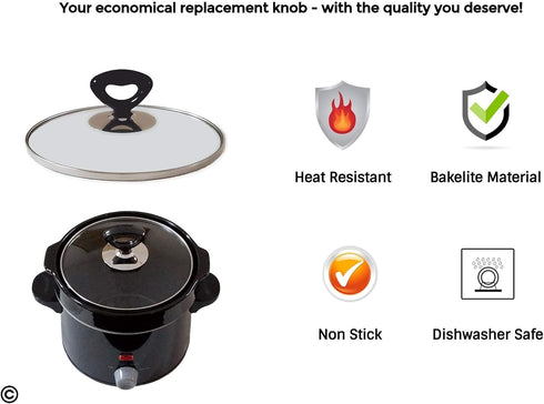 Cookware Universal Replacement Pot Lid Cover Knob Handle - Triangle