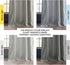 HPD Half Price Drapes Premium Heavy Faux Linen Curtains, 1 Panel, 50W x 108L Light Filtering Ash Grey Window Curtains