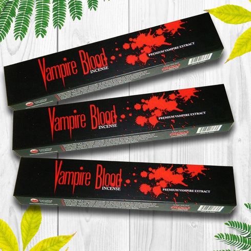ATCUSA 12x 15g Nandita Vampire Incense Sticks + 100 Premium Cotton Wicks for Diya - Combo Offer
