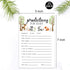 Giftideaworkshop 25 Advice and Prediction Cards for Baby Shower Game, New Mom and Dad Card for Girl or Boy Babies, New