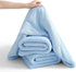 4 35"x70" Set Cozy Piece Extra Large Bath Towel Oversized Bath Sheet Blue Bath Towel for Bathroom Ultra Soft Highly