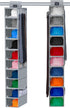 VAESIDA Hat Rack, 10 Shelf Upgraded Version Hat Organizer for Closet with Dust Shield & Side Mesh Storage Pockets, Hat