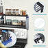 2 30 Inch 2 4 OTraki Tier Strong Magnetic Oven Shelf Length Spice Rack Over The Stove Shelf with Anti-Slip Mats