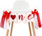 Sweetheart High Chair Banner - Valentine's Day First Birthday Highchair Banner, Little