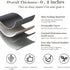 Diatomaceous Earth Bath Mat Rugs, Quick Dry Non Slip Rubber Bottom Bathroom Mat, 17"x32", Dark Grey, Washable