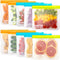 Qinline Reusable Food Storage Bags - 10 Pack Dishwasher Safe Freezer Bags, Leakproof Reusable Lunch Bags