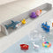Longer Bath Tub Splash Guard for Kids,Silicone Bath Toy Holder for Bathtub,Prevent