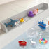 Longer Bath Tub Splash Guard for Kids,Silicone Bath Toy Holder for Bathtub,Prevent