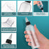 20 2oz Tanlade Pcs Plastic Squeeze Bottles Bulk Boston Dispensing Empty Hair Oil Bottles with Twist Cap for Essential
