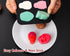 Webake Skull Chocolate Mold, 5 Different Shapes Silicone Skeleton Mold for Halloween Treats, Pack of 2