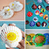 6PCS 4inch Scallop Shells: White Sea Shells for Crafting, DIY Painting, and Home Wedding Decoration