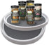 Lazy Susan Turntable 2 Pack, 12 Inch Non-Skid Round Spinning Spice Organizer for Kitchen, Cabinet, Pantry, Fridge