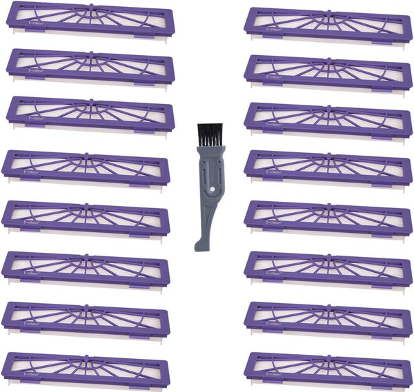 I-clean 16-pack Filters Accessories for Neato Botvac Robotics 70e 75 80, D Series D75 D80 D85, Connected D3 D5 Vacuum