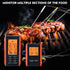 Wireless Meat Thermometer for Grilling and Smoking, BBQ Food Thermometer with 4 Meat Probes, Kitchen Timer
