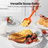 U-Taste Silicone Baking Spatula Set: 600ºF High Heat Resistant, Food Grade Flexible Rubber Kitchen Scraper, Set of 3
