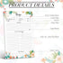 50 Sheets Full Size Recipe Paper Refill Pages, 8.5 x 11 Inch for Recipe Binder Book