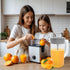 1 Pack 2 64oz Mixing Pitcher for Drinks, Quart/ Plastic Water Pitcher with LidEasy-Mix Juice ContainerAngled Plastic