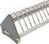 Creative Co-Op Rustic Farmhouse Metal Dish Rack, Zinc Finish with 18 Slots