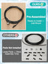 Summer 39.4ft 3/4" 11 Nozzles, Pre-Assembled Chicken Coop Misting System for Cooling - Leak-Resistant Mist Hose Kit