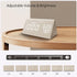 Digital Alarm Clock with Wooden LED Time Display, 3 Alarm Settings, Humidity & Temperature Detect