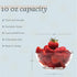 Set 12 10 Vikko Dessert Bowls, of Small Glass Bowls, Ounce Ice Cream Bowl, Small Candy or Snack Bowls, Small Salad