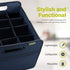 12 B100293 meori Marine Foldable Wine Carrier Blue Protects Carry Glassware Liquor Storage Bottle Shopping Travel