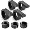 Nilight - 90020D 4PCS Mounting Bracket Kit for LED Off-Road Light, Horizontal Bar Tube Clamp, Black