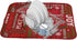 Christmas Holiday Typography Print Kitchen Microfiber Dish Drying Mat, 16 x 18 Inches