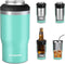 HAUSHOF 4 in 1 Insulated Stainless Steel Can Insulator, Fits Standard &