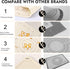 Ourokhome Extra Thick Silicone Baking Mat with Dough Cutter, 20'' x 16", Beige