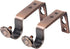 Ogrmar Heavy Duty Curtain Rod Brackets for 3/4 or 5/8 Inch Rod, 4 Pack (Bronze)