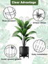 Whtawtaw 4 Pack 30 Inch Metal Butterfly Trellis for Climbing Plants Indoor, Taller Garden Trellis for Potted Plants